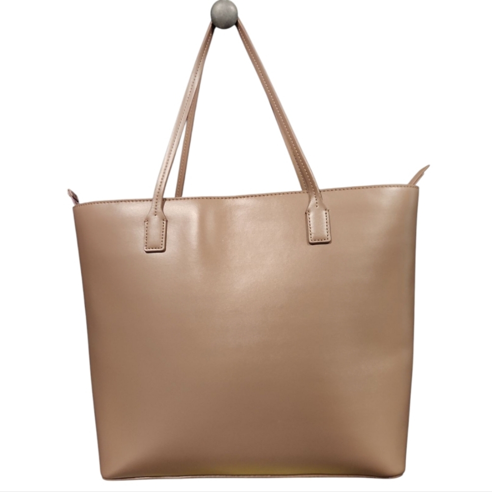 Kate Spade Taupe Leather Tote Bag - Picture 6 of 11